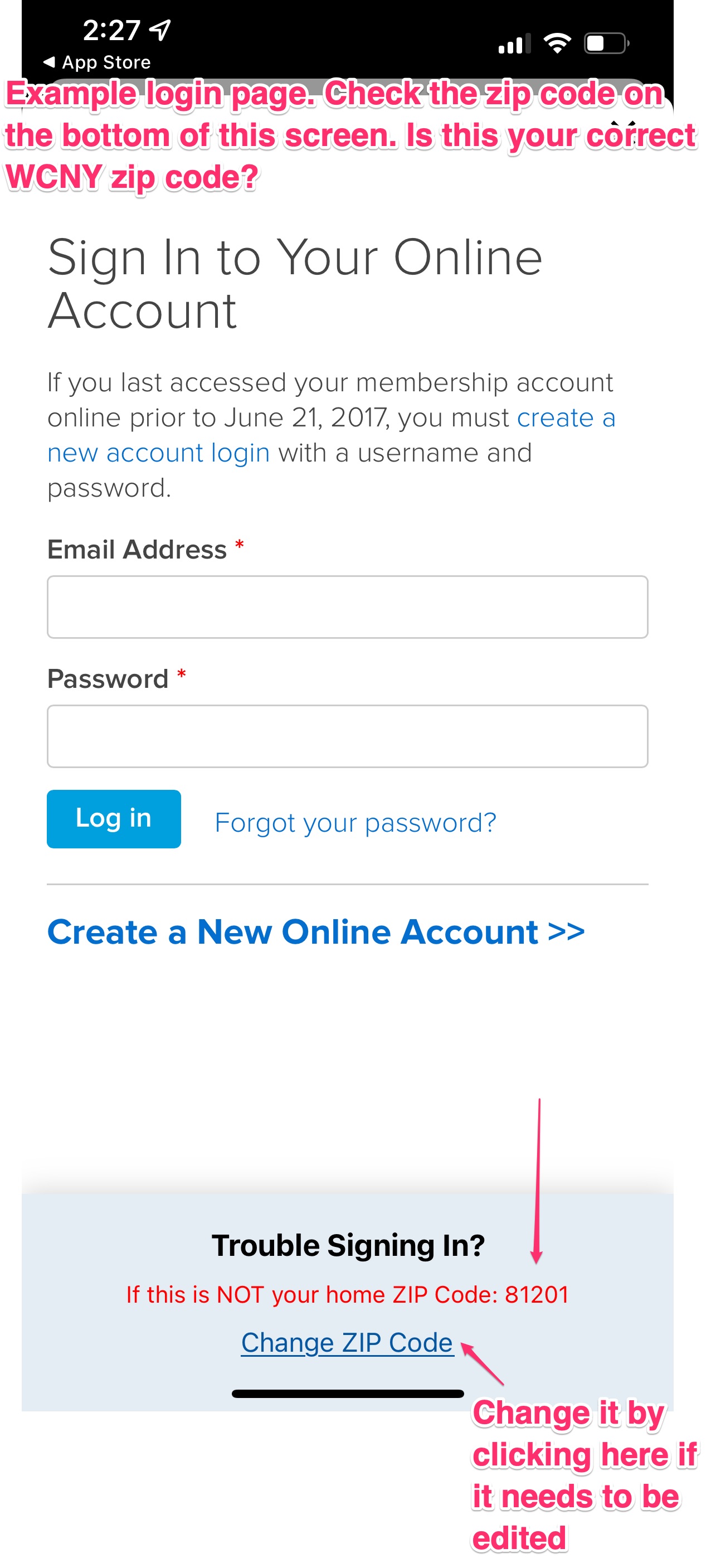AAA Mobile App Unable to Log In with Member Number or Email AAA